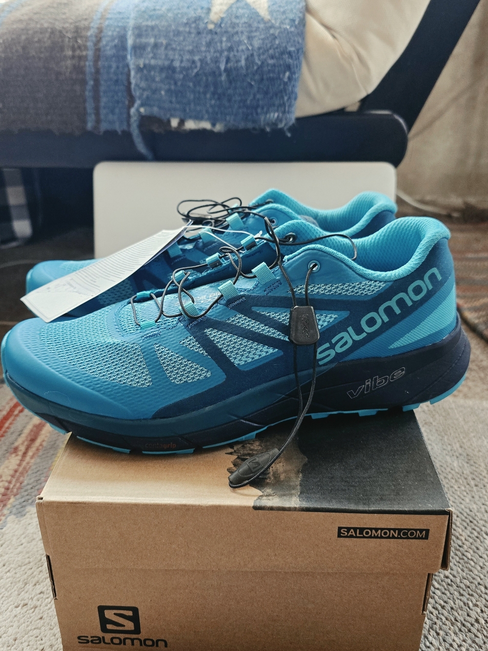 Salomon Sense Ride Trail Running Shoes Womens Size 9 - Picture 4 of 7